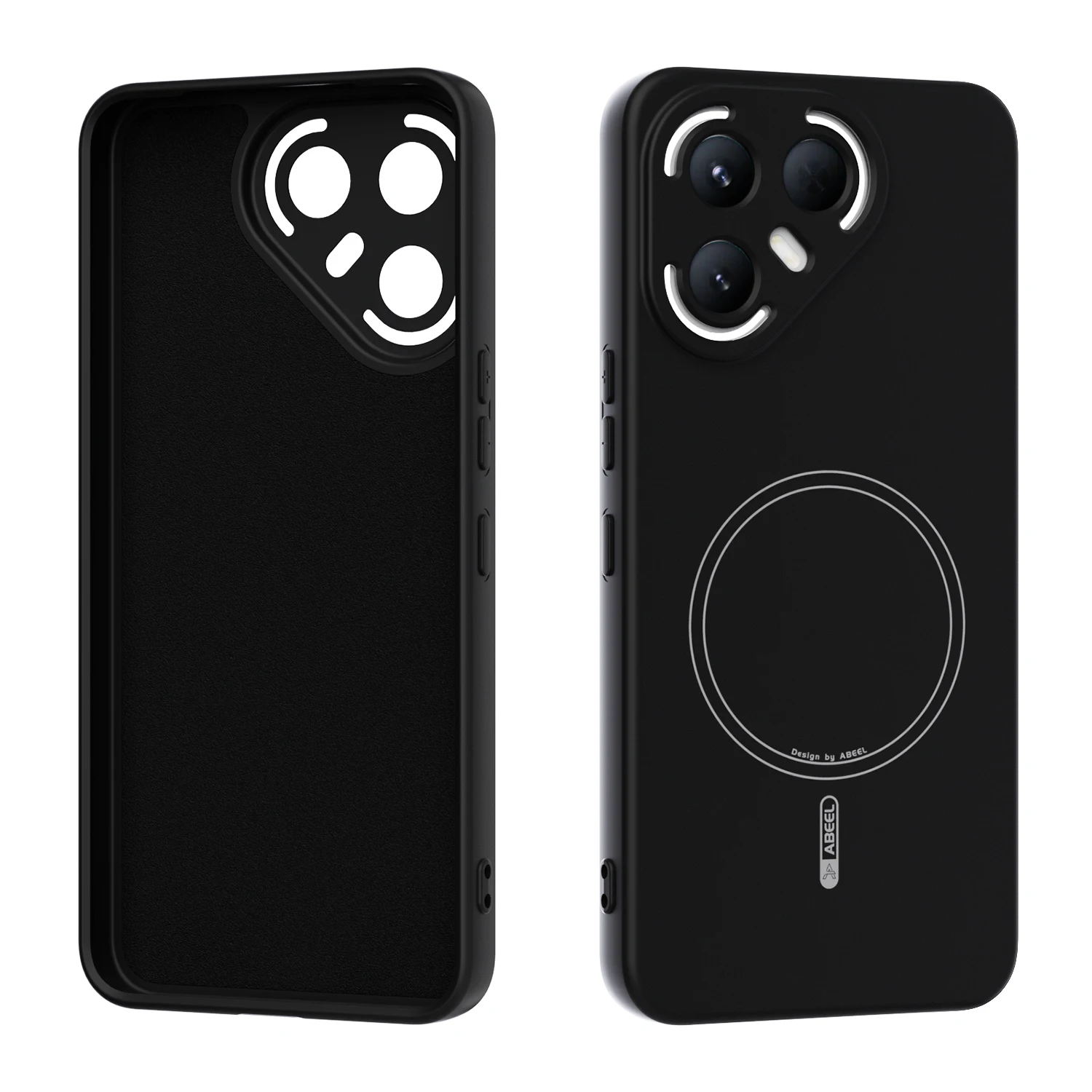 Magnetic Wireless Charging Liquid Silicone Shockproof Case - Ultra Slim Soft Cover