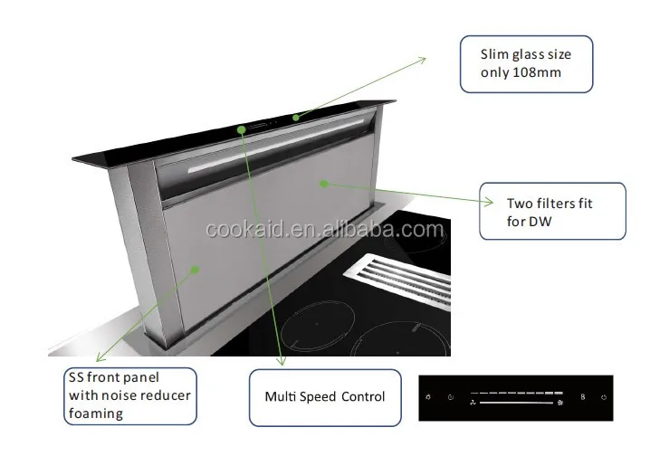Smart Range Hoods  Downdraft Kitchen Range Hood 6