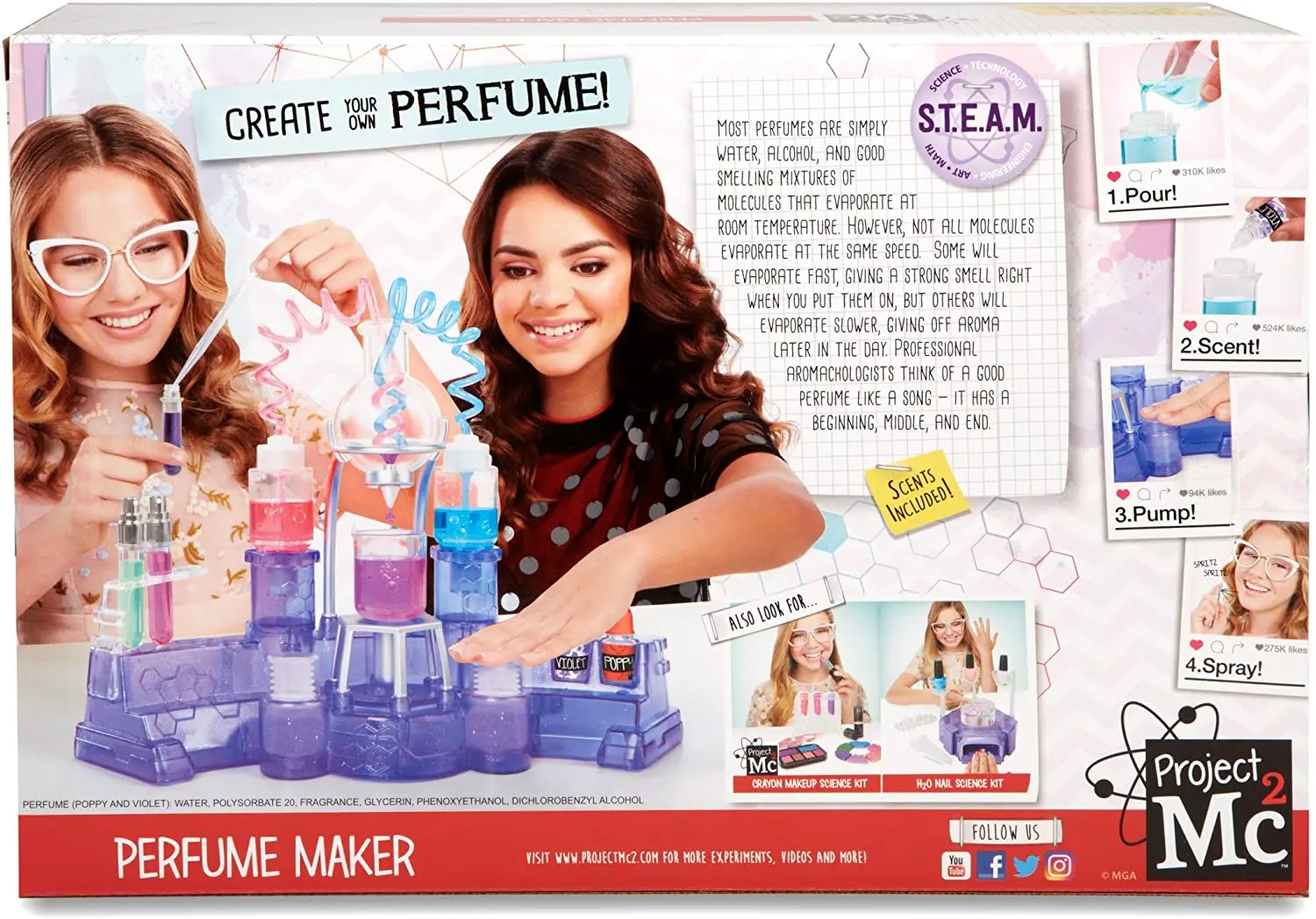 Project MC2 Create Your Own Nails Art H2O Science Kit Activity STEAM New  Sealed 