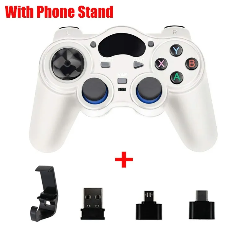 2.4G USB Wireless Android Game Controller Joystick Joypad with OTG Converter For PS3/Smart Phone For Tablet PC Smart TV Box 