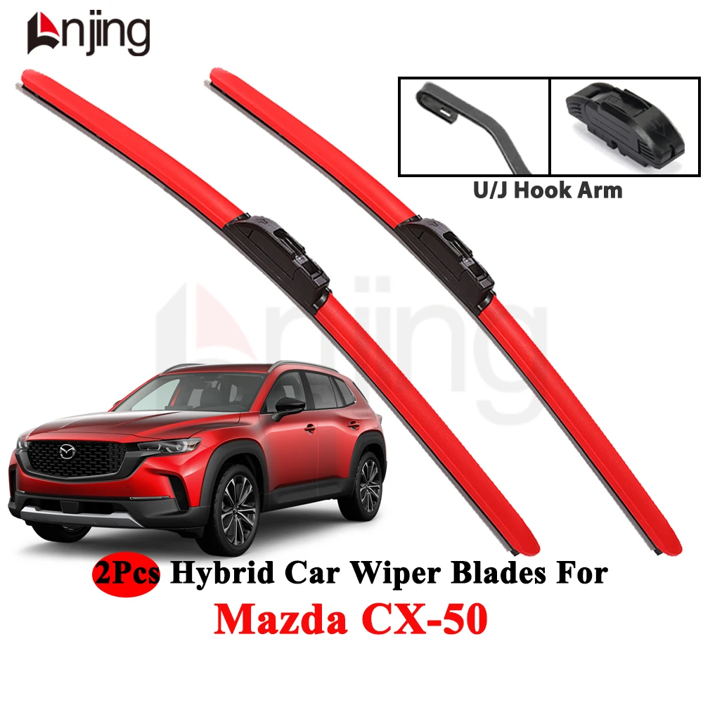 LNJING Farbige Wischerblätter für Mazda CX-50 CX50 2023-aktuell