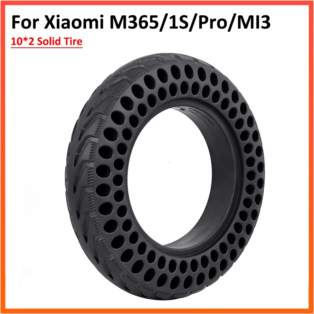 

10 дюймов 10x2,0 сотовые твердые шины для Xiaomi электрический скутер M365 1S Pro Pro2 MI3 резиновые демпфирующие Нескользящие шины