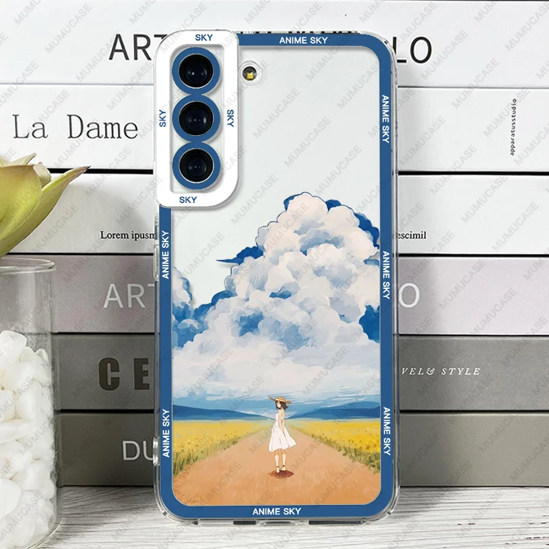 Anime Sky Soft Cover Phone Case