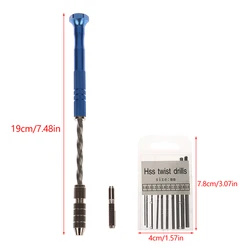 Enhanced Blue Hand Twist Drill Kit (One size)