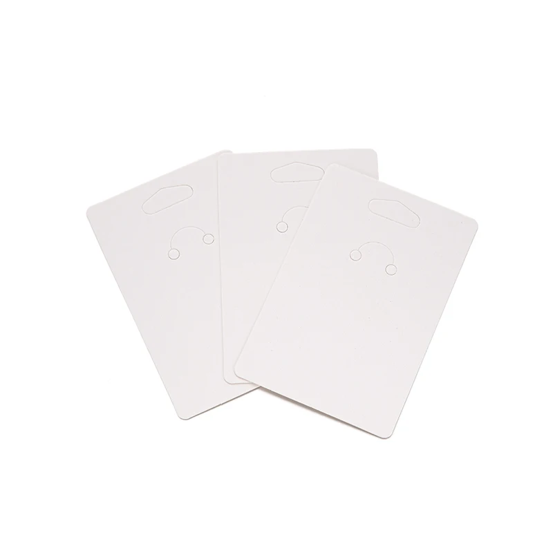 50 stücke 6x9cm Schlüssel bund Display Karten halter für Schlüssel ring Verkauf Schmuck Klein unternehmen Halskette Unternehmertum Verpackung Lieferungen – Detail 4