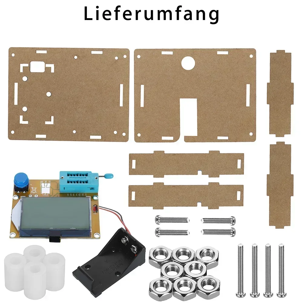 For DIY Electronics LCR-T4 Digital Transistor Tester Digital Transistor Tester With Case LED Tube MOSFET Regulator 4