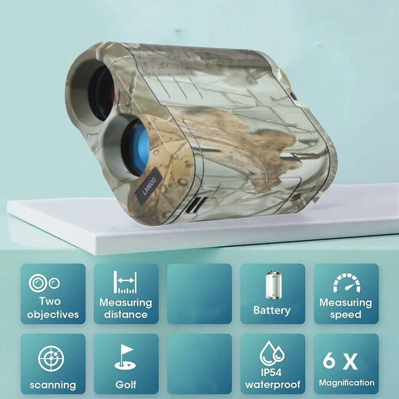 

New Rangefinder Model with Telescope and Flagstick Features - Perfect for Outdoor Activities