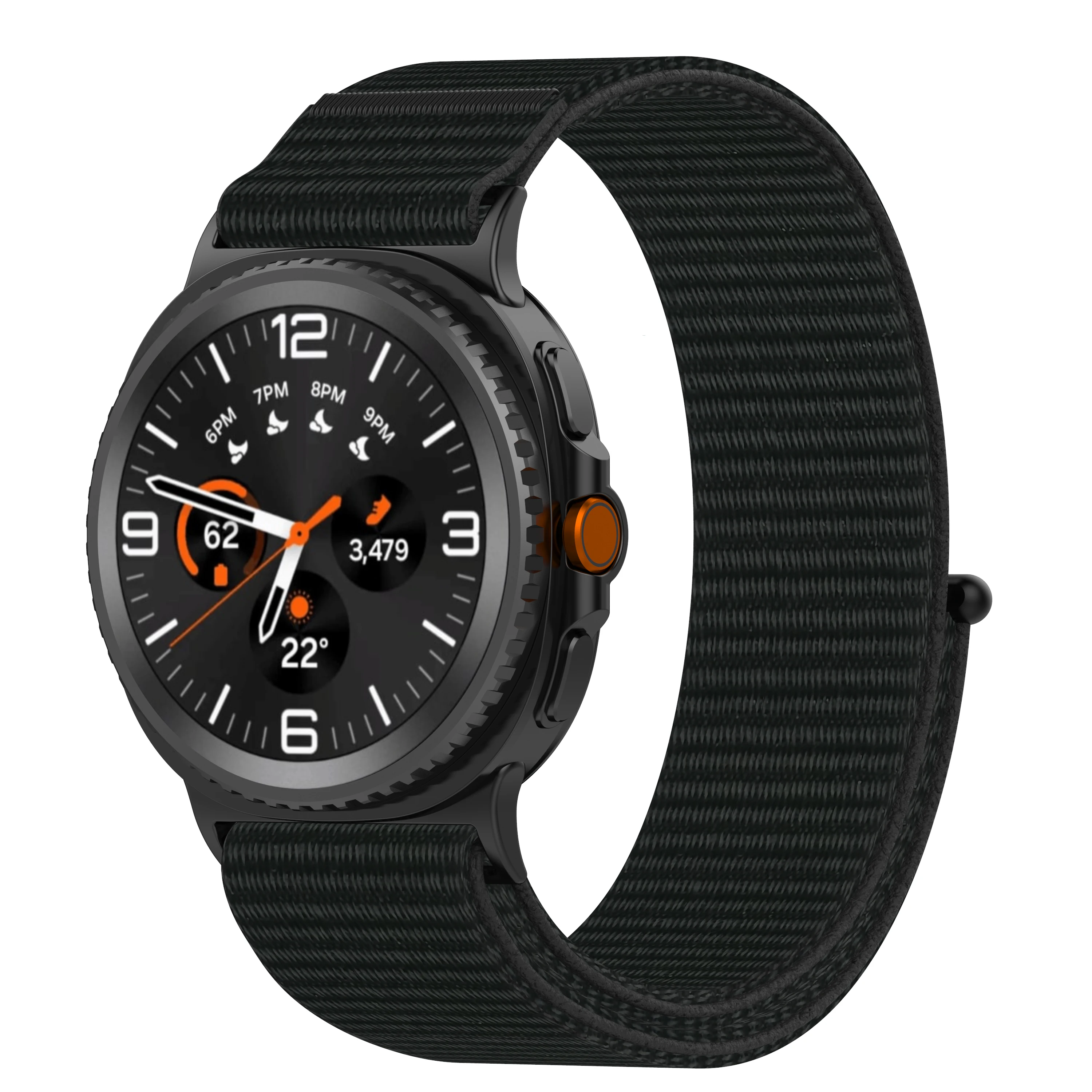 Durable Nylon Strap Sport Band - Magic Tape Closure Bracelet