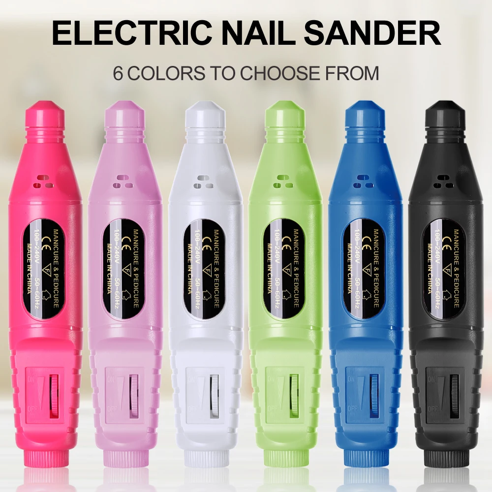 Multitype Plug Nail Drill Machine Electric Manicure Milling Cutter Set For Gel Nail Polish Manicure Tool Accessories
