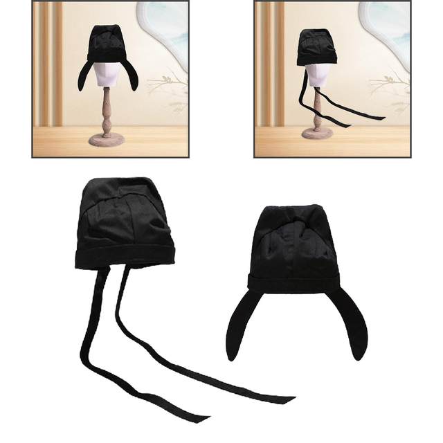 Chinese Ancient Scholar Hat Headdress Role Play Headwear Hanfu Scholar Hat for Fancy Dress Photography Cosplay Carnival Theater