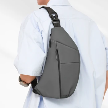 Borsa a Tracolla alla Moda per Uomo, Borsa Multifunzionale Adatta per Sport all'Aperto, Pendolarismo e Uscite Quotidiane