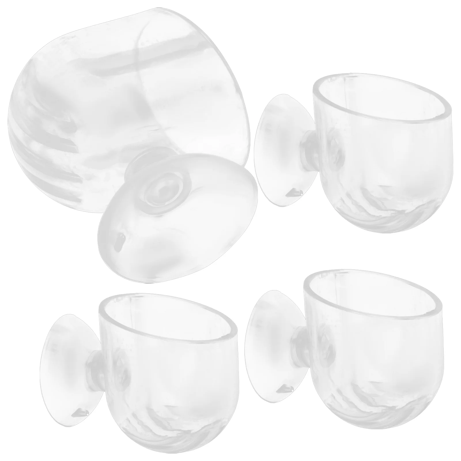 

4/8pcs Hanging Aquarium Planter Fish Food Feeding Cups Shrimp Feeder Aquarium Plant Holder Acrylic Planting Cup Plant Holders