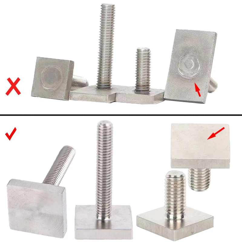 M8 Square Bolts Eye Nut Stainless Steel Anchor Fastener