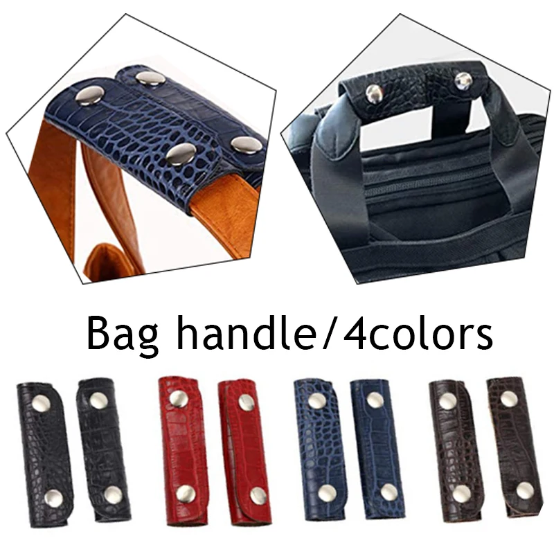 Soft Suitcase Grip Protecor Luggage Bag Handle Wrap PU Leather Anti-stroke  Stroller Shoulder Strap Pad Cover Bag Accessories 1PC - AliExpress