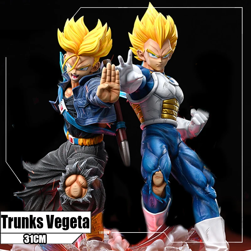 31CMDragonBallZTrunksVegetaPVCActionFiguresCollectionGK