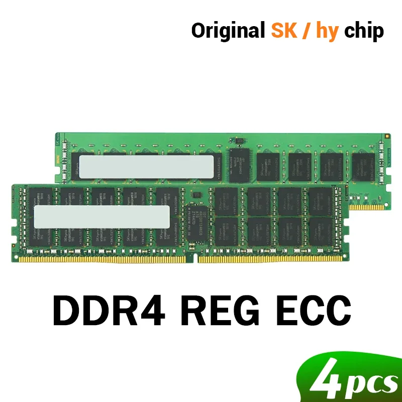 Desktop Ram Memory Desktop Memory Server Memory Original SK/hy chip DDR4 Ram 8GB 16GB 32GB 64GB PC4 2133MHz 2400MHz 2666MHz 2133 2400 2666 ECC REG Server Memory support X99
