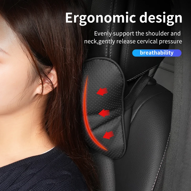 Car Neck Pillow Protective Lumbar Support Breathable Cushion For Peugeot 206 207 208 107 106 205 4008 301 607 108 807 407 508