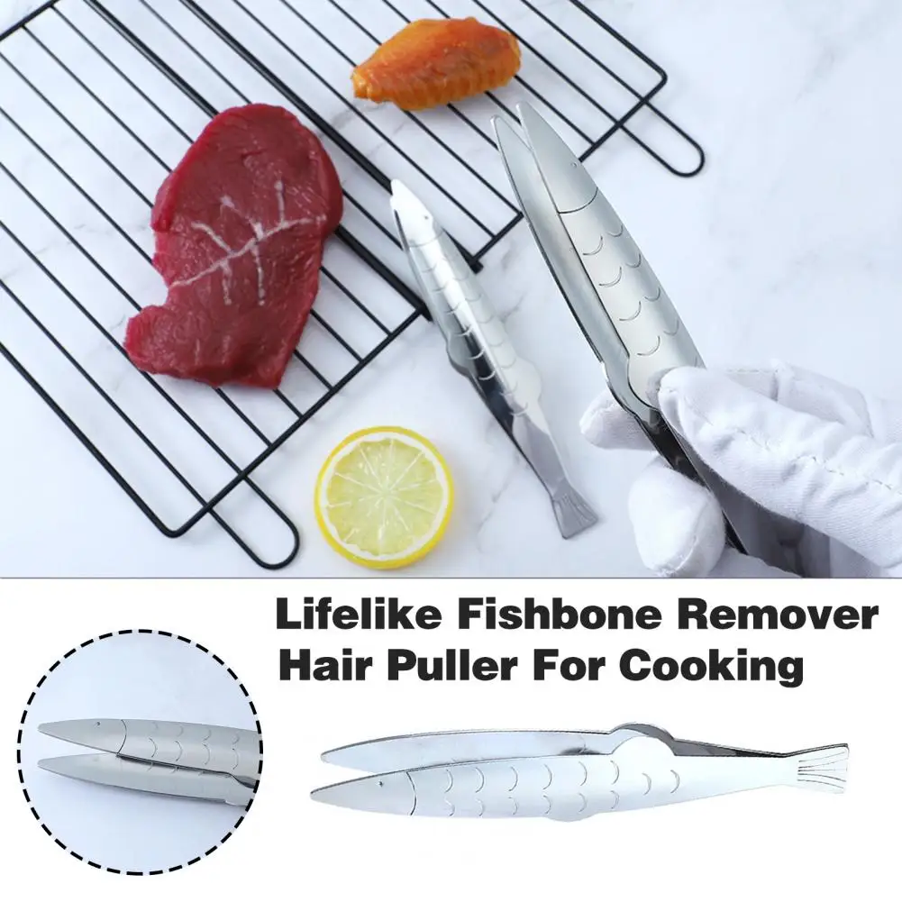 Clip Precision Serrated Kitchen Tweezers Stainless Steel Tongs for Cooking BBQ Clamp Cooking Tools Kitchen