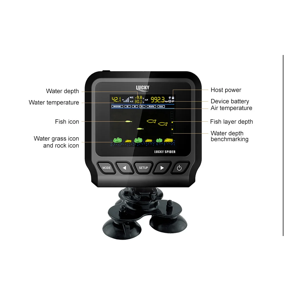 FL218CS-T 컬러 스크린 유선 수중 어군탐지기 지능형 고화질 어군탐지기기
