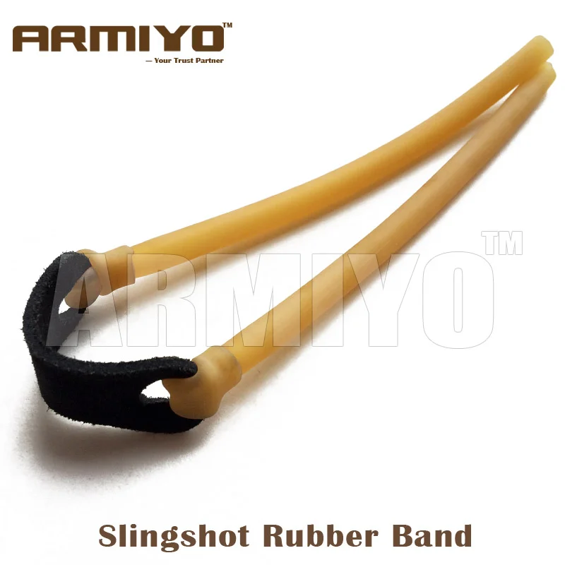 Armiyo 6 mm * 9 mm elastisches Bungee-Katapult-Gummiband für leistungsstarkes Schleuder-Katapult-Jagd-Paintball-Zubehör – Detail 1