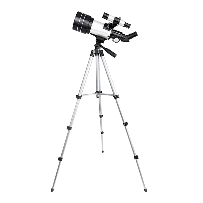 

150X Astronomical Telescope For Kids 70Mm Refractor Telescopes For Astronomy Beginners With Bluetooth Phone Holder Easy To Use