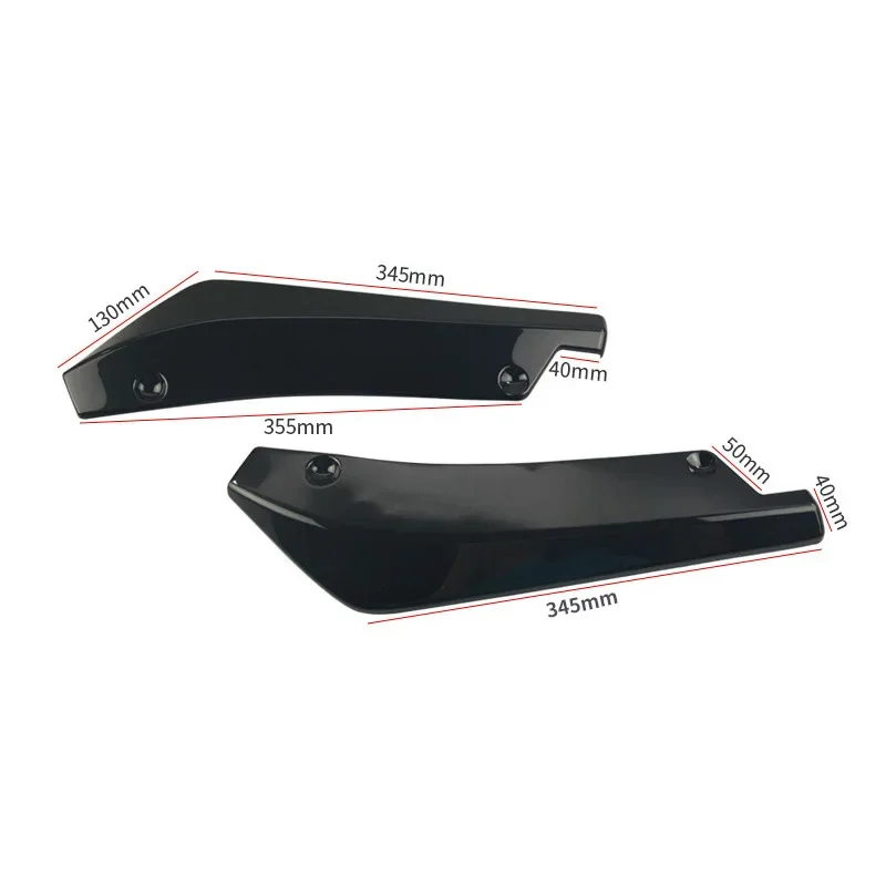 Bumper Strip Bumper Lip Spoiler Diffuser Splitter Scratch Protector Carbon Fiber Winglets Side Skirt Extension