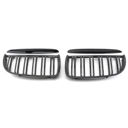 Enhanced Gloss Black M Color Front Kidney Grill (Double Line Carbon)