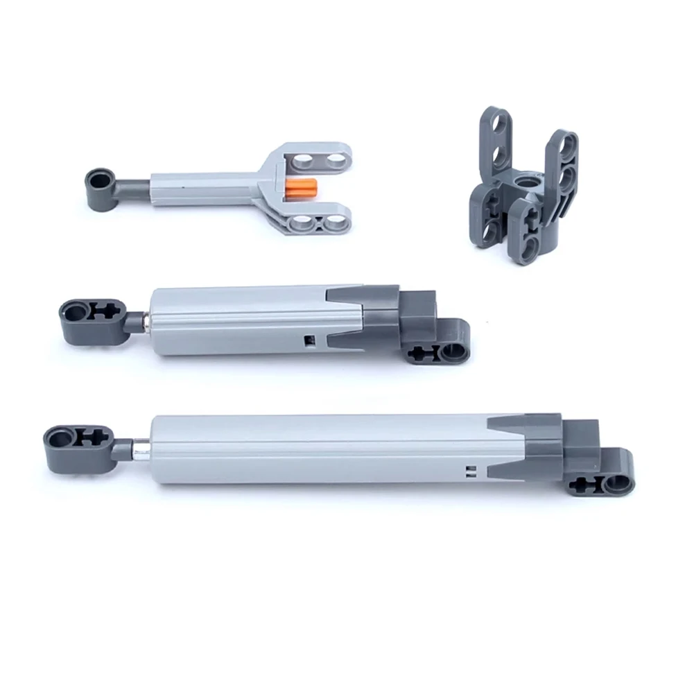 MOC Technical Parts Suspension Steering Push Rod Putter Spring Shock Absorber for DIY Building Blocks Tire Car Truck Drive Brick building blocks toys,building blocks technical parts