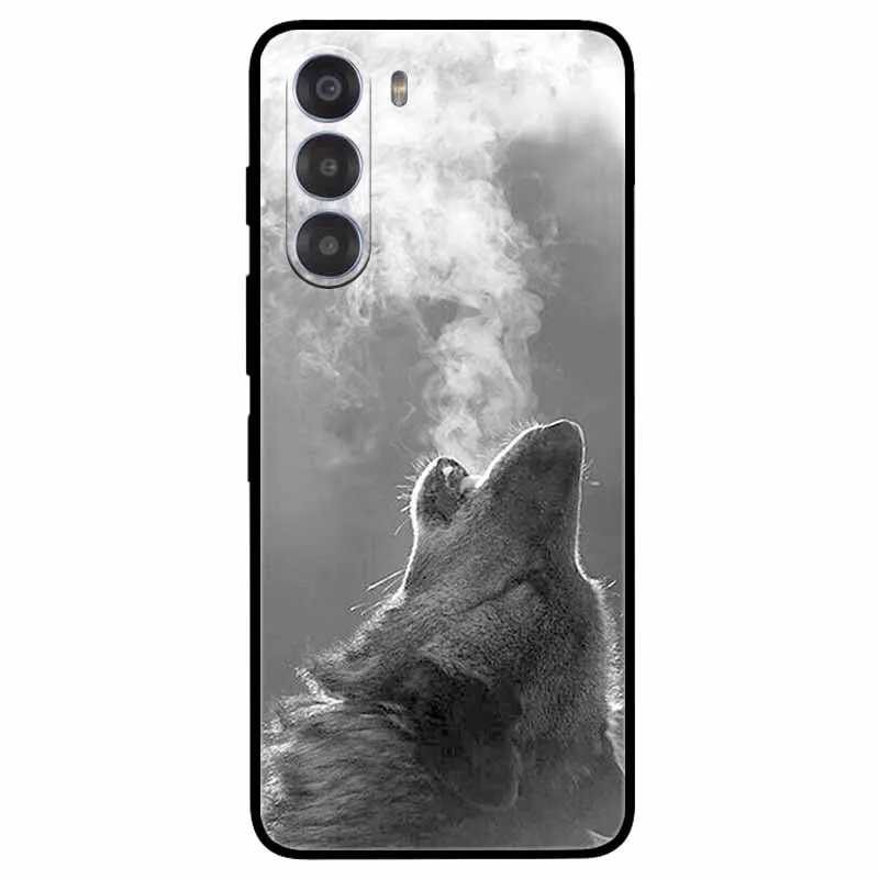 Cute Cartoon Soft TPU Silicone Phone Case - Painted Cat Design