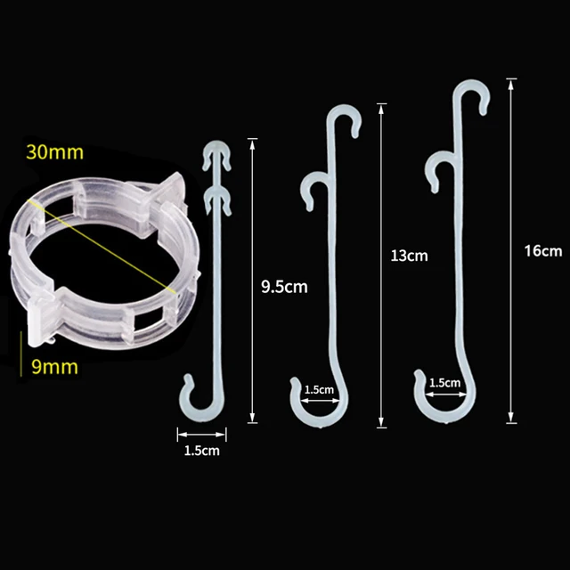 50 db Növény Támogatja A Kerti Paradicsom Zöldségszőlő Függőleges Klip Újrafelhasználható Kertészeti Készletek Oltó Rögzítőszerszámokhoz - Image 3