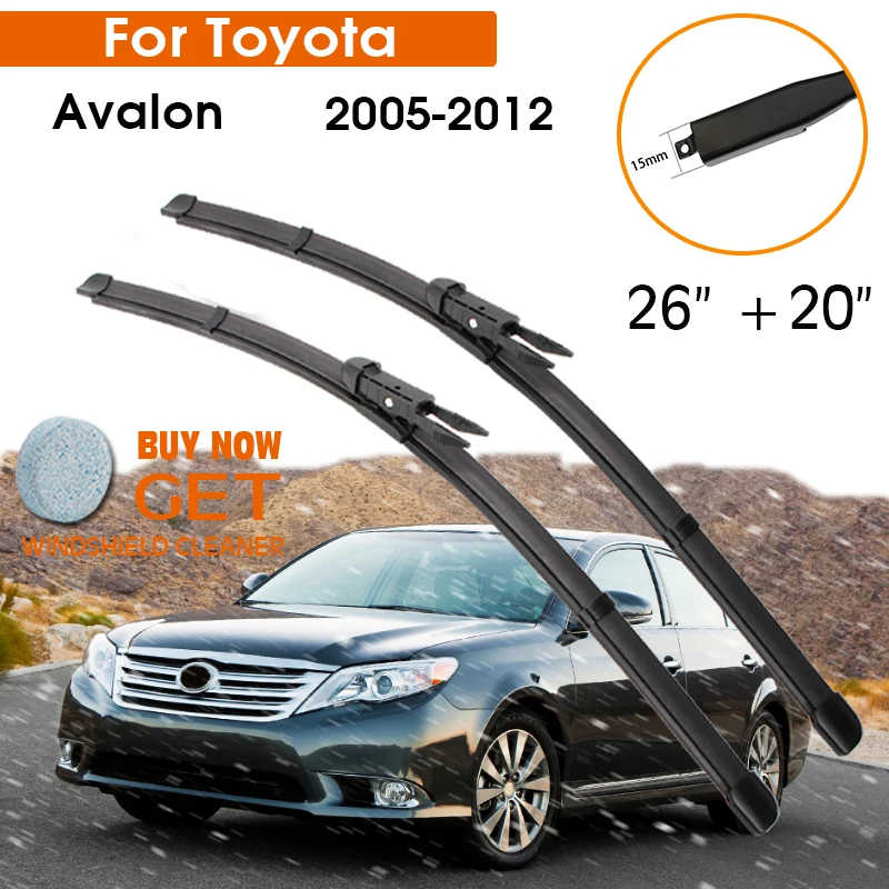 Car Wiper Blade For Toyota Avalon 20052012 Windshield Rubber Silicon
