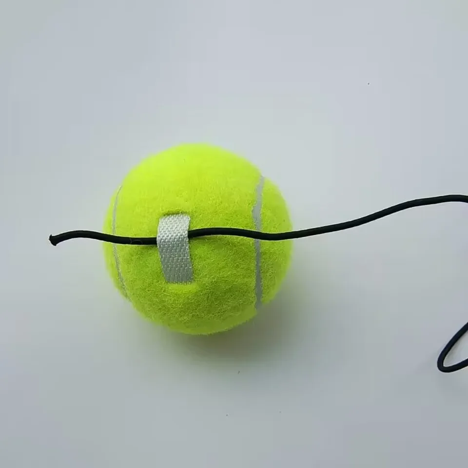 1PC Professional Tennis Balls With Elastic String Bounce Ball Rebound Practice Beach Ball Beginner For Training Ball Accessories