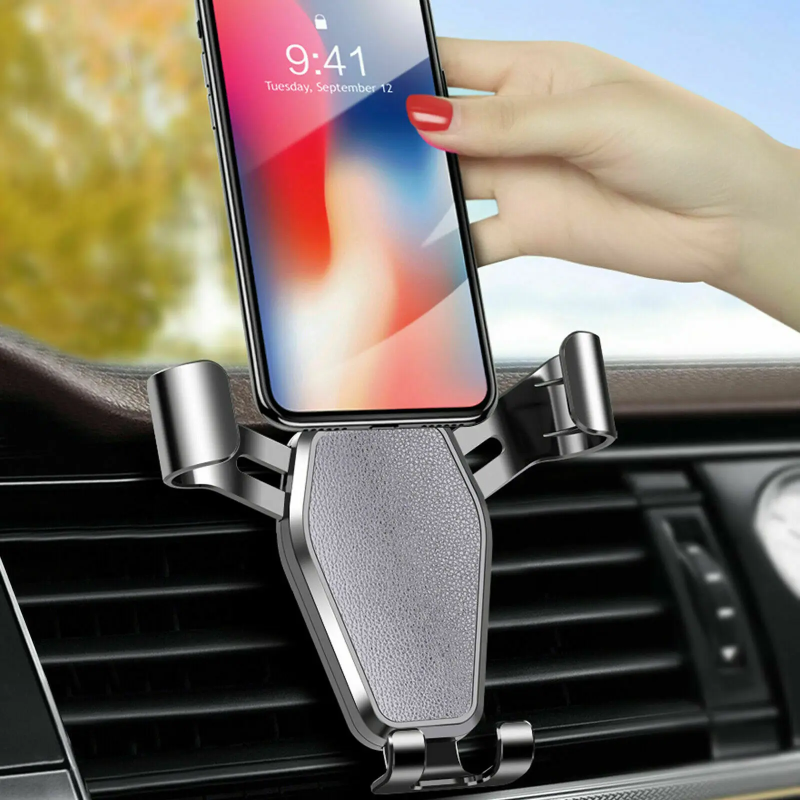 Gravity Car Holder Per Telefono Air Vent Clip Mount Mobile Cell Stand Smartphone Supporto Gps Per Iphone 13 12 Xiaomi Samsung