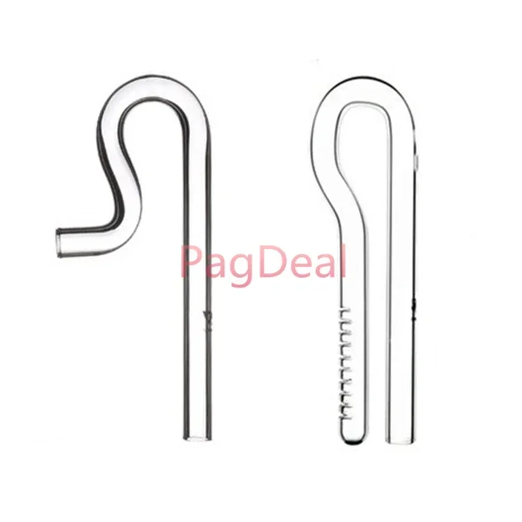 1 Set Mini Glass Lily Pipe Inflow Outflow 10mm 13mm 17mm Tube Inlet Outlet  for  Aquarium Nano Planted Tank 2