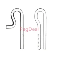 1 Set Mini Glass Lily Pipe Inflow Outflow 10mm 13mm 17mm Tube Inlet Outlet  for  Aquarium Nano Planted Tank 2