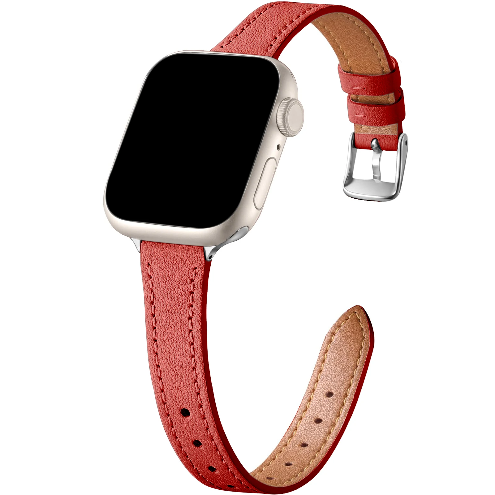 ตัวเลือกสินค้า สายรัดข้อมือหนัง PU สุดหรู สำหรับ Apple Watch