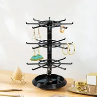 1 pièce, support à bijoux rotatif multicouche, présentoir à colliers, support de rangement de bijoux, support suspendu pour bracelets 1