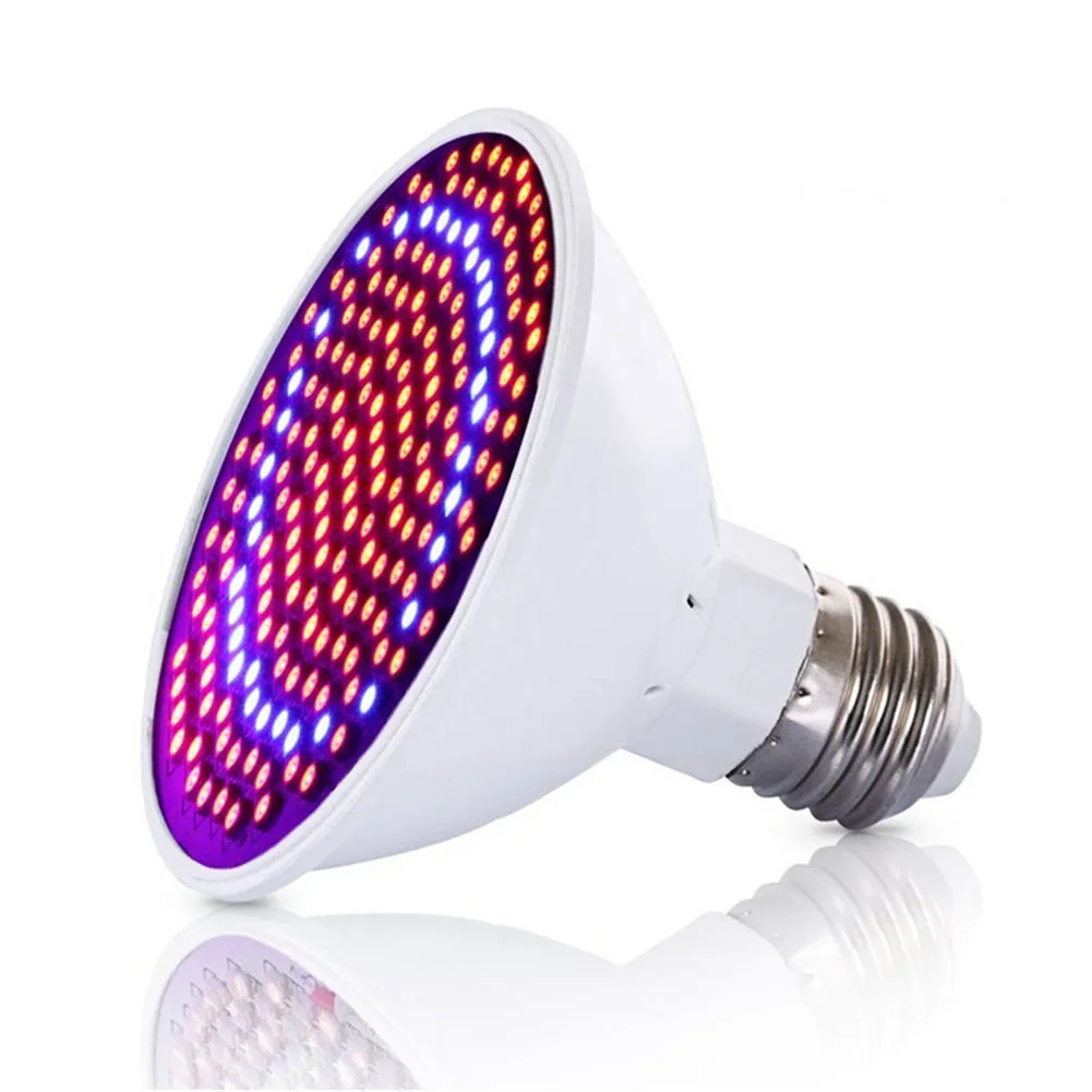 

20W Full Spectrum E27 LED Grow Lamp 200LED Light For Plant Grow Light Red Blue LED For Plants Flower Growth Bulb DIY Accessories