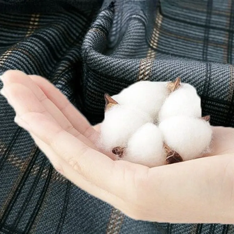 Youth 100% Pure Cotton Pajamas Set Men's Spring Autumn Long Sleeve Lapel Loungewear Outfit Boys Plus Larege Size Sleepwear Suits