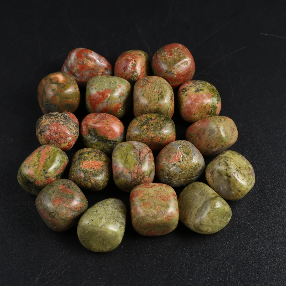 

10pcs/lot Square Natural Unakites Bead Energy Stones Set for Women Making DIY Jewelry Necklace Bracelet Accessories 15-20mm