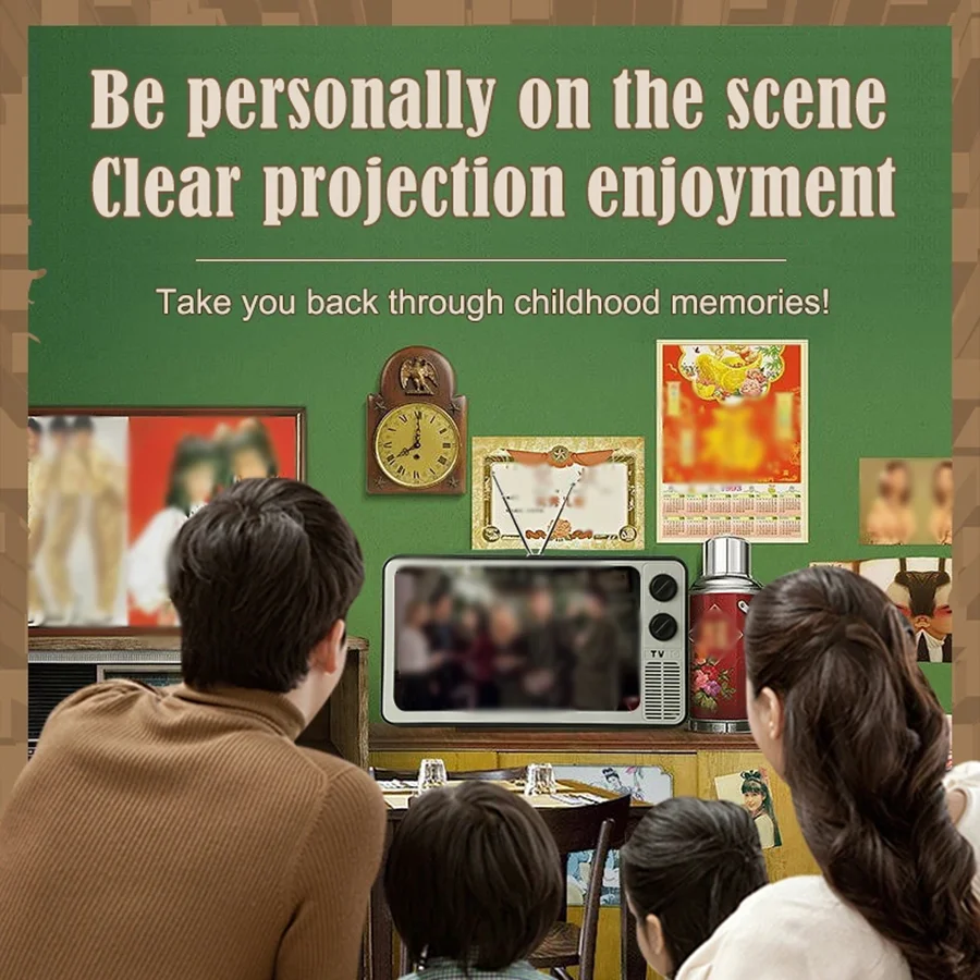 Phone Screen Magnifier Enlarged Expand Stand Phone Holder HD Video Amplifier Eyes Protection Retro TV Box