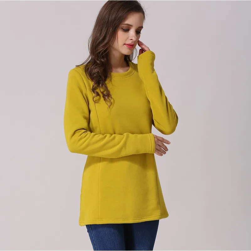 Emotion Moms Winter Maternity Sweater Thick Fleece Lining Breastfeeding Jumper Invisible Zipper Nursing Clothes Lactation Wear 3