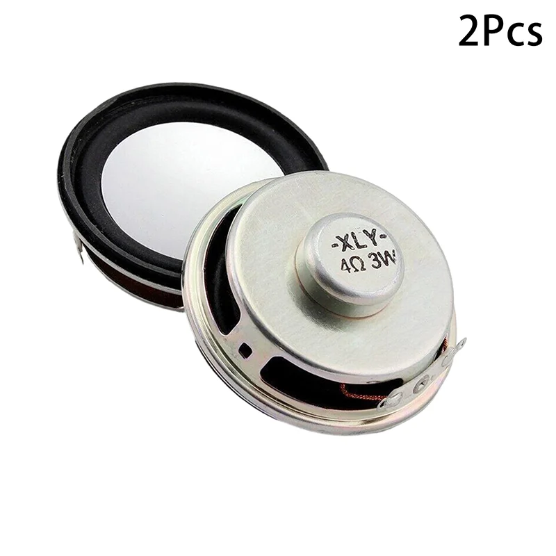 2Pcs 미니 스피커 3W 4R 직경 4cm/5cm 증폭기 스피커 3 와트 4 옴 50mm 스피커 키트