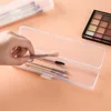 2PCS light travel transparent dust-proof paint eye shadow eyebrow brush finishing box portable makeup brush storage box 3