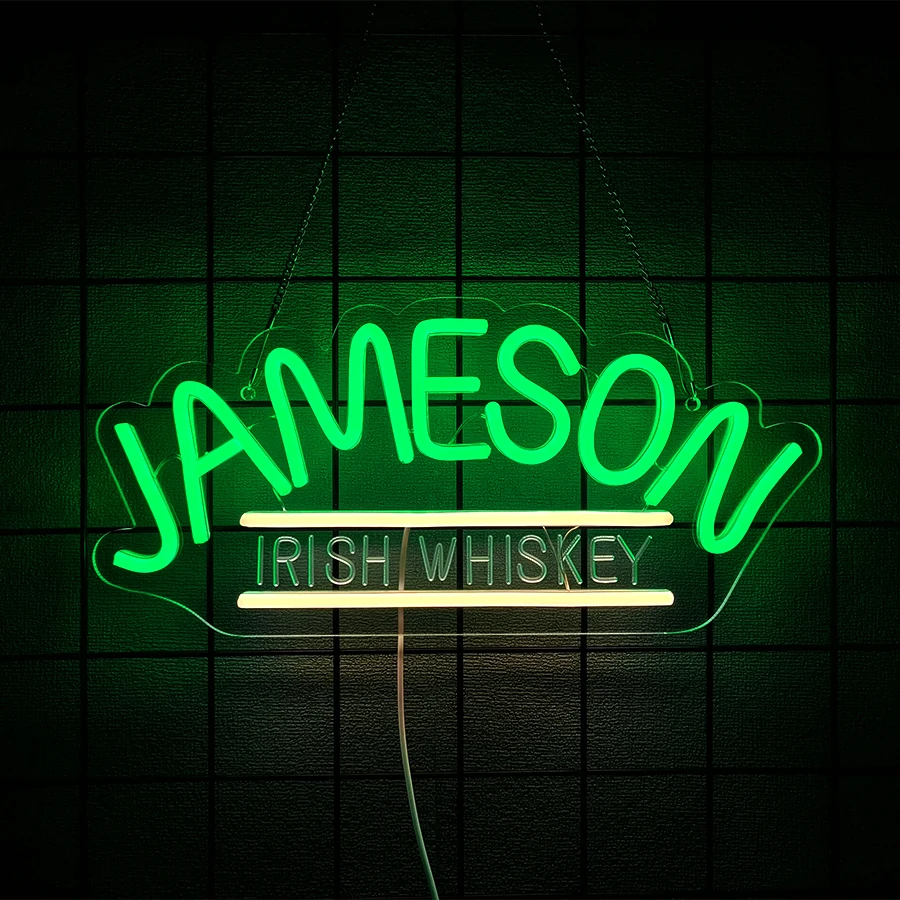 ウイスキー Whiskey ネオン LED 看板 Irish BAR PUB