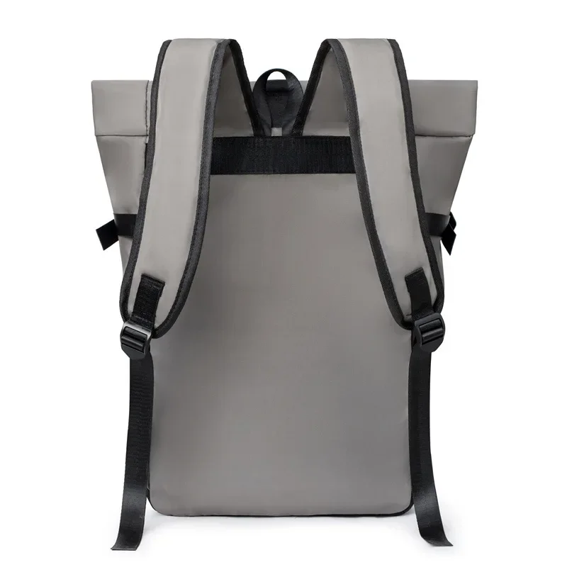 New Men's Backpack Oxford Cloth Student Schoolbag Solid Color Splash-proof 14-inch Computer Bag Men's Travel Bag Hot Sale 3