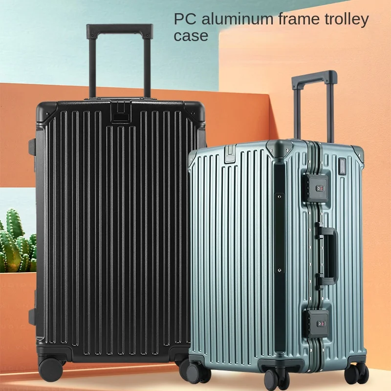 Suitcase Large Capacity  Thickened Silent Wheel Function Trolley Case Cup Holder USB Charging Luggage large size luggage luxury