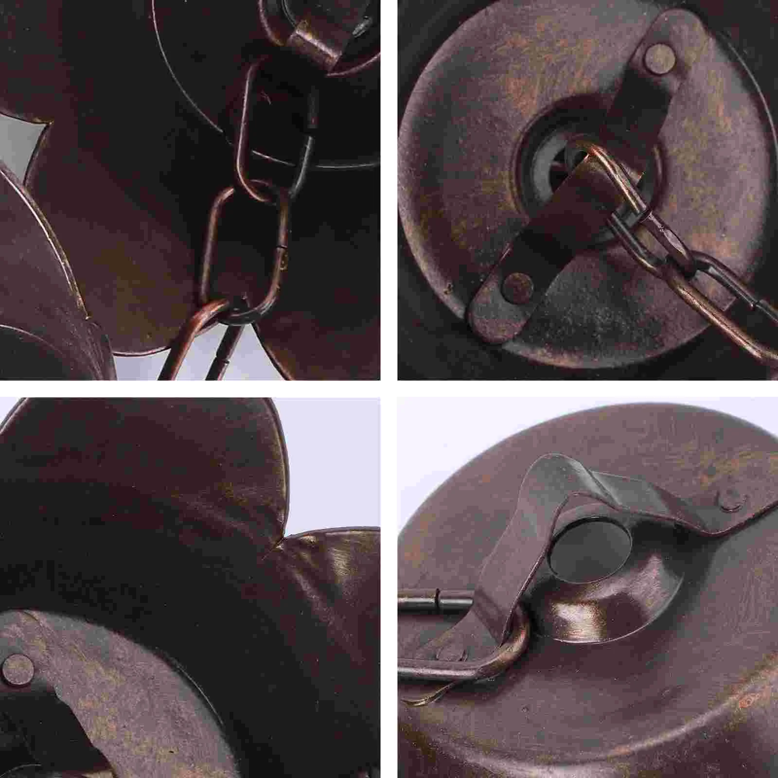 Decorative Rain Chain Decor Buckets Vintage Metal Drainage Bell stainless steel chains rain chain adapter