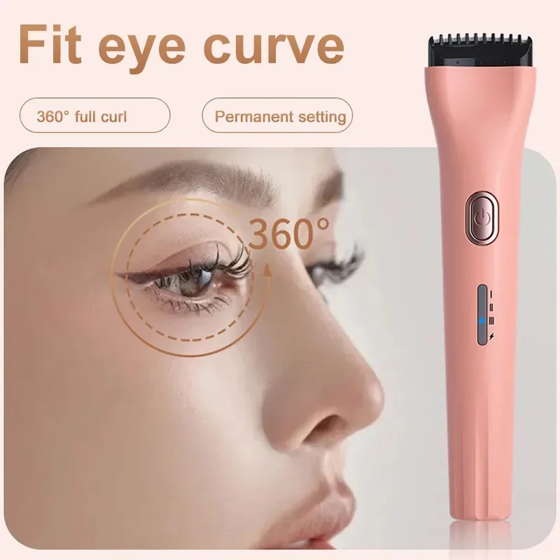 Eyelash Curler 5D Electric Eyelash Curler 3 Heating Modes Rechargeable Handheld Heater Makeup Tool for Women