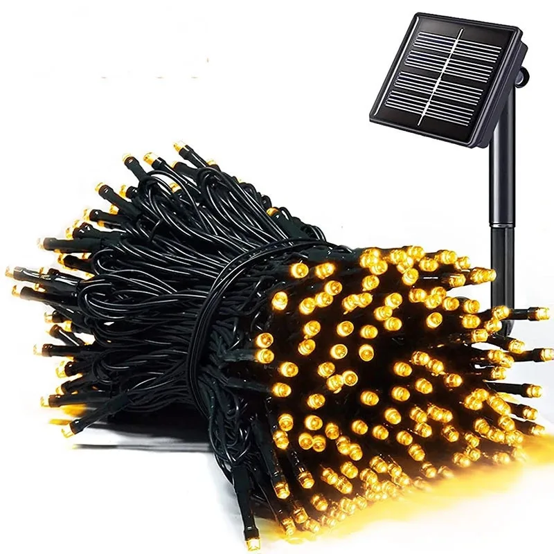ตัวเลือกสินค้า โคมไฟ LED โซลาร์เซลล์ ตกแต่งสวน 5 เมตร